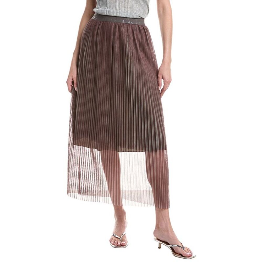 Peserico Womens  Maxi Skirt, Brown